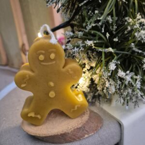 Bougie  Bonhomme de pain d'épice